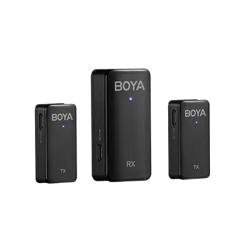 Picture of BOYA Wmic5-M2 Ultracompact 2.4GHz Dual-Channel Wireless Microphone System