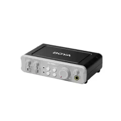 Picture of BOYA BY-AM4 Dual-Channel Audio Interface with Noise Cancellation