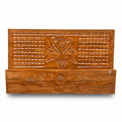 Picture of Bed khat solid 1.5inc jossori koroi kath king size 72inc by 81 inc - Brown - King