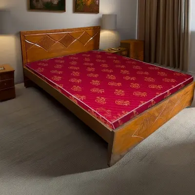 Picture of Bed khat solid jossori koroi kath double bed 60 by 81 inc - Brown - Double