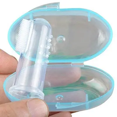 Picture of Silicone Baby Finger Tooth Brush with Box 
