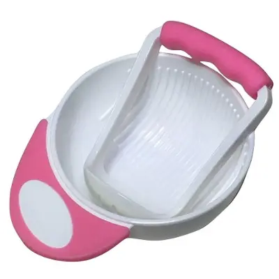 Picture of Baby Food Grading Bowl with Masher Multicolor