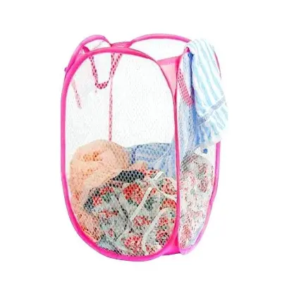 Picture of Foldable Pop Up Dirty Clothes Storage Baby Bag Multicolor
