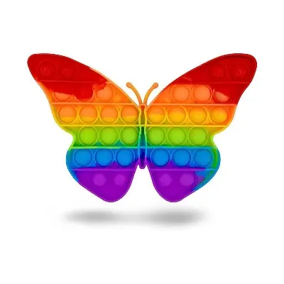 Picture of Rainbow Butterfly Pop-It for Kids Multicolor
