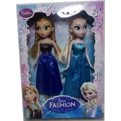 Picture of Sweet Fashion Frozen Toy Doll Set Multicolor
