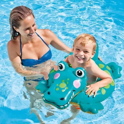 Picture of Inflatable Wet Set Collection Swimming Ring Big Animal Alligator Multicolor