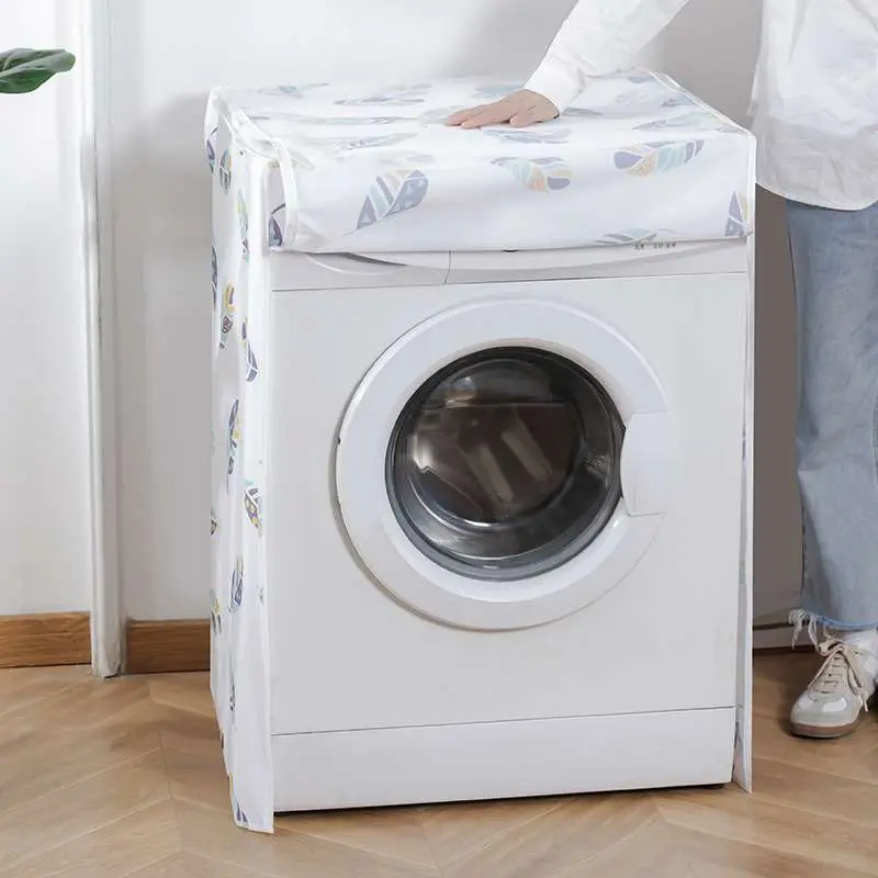 Picture of 10 Kg Front Loader Big Size/Large Size Waterproof Washing Machine Dust Cover Multicolor