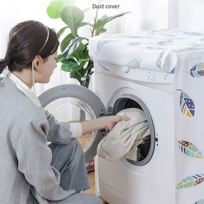 Picture of 10 Kg Front Loader Big Size/Large Size Waterproof Washing Machine Dust Cover Multicolor