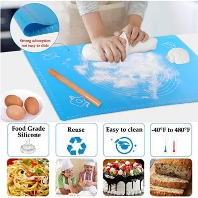 Picture of Non-Stick Silicon Made Baking Mat Multicolor