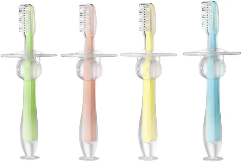 Picture of Soft Silicone Toothbrush for Baby - 1 Pcs Multicolor