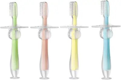 Picture of Soft Silicone Toothbrush for Baby - 1 Pcs Multicolor