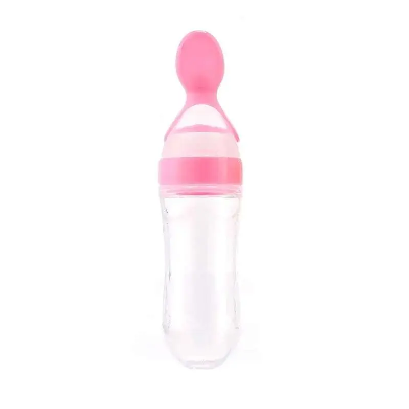 Picture of Silicone Baby Spoon Feeder 90 Ml Feeding Utensil for Infants