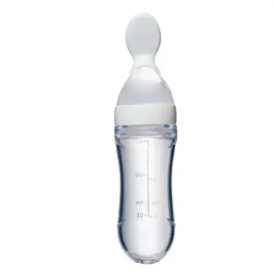 Picture of Silicone Baby Spoon Feeder 90 Ml Feeding Utensil for Infants