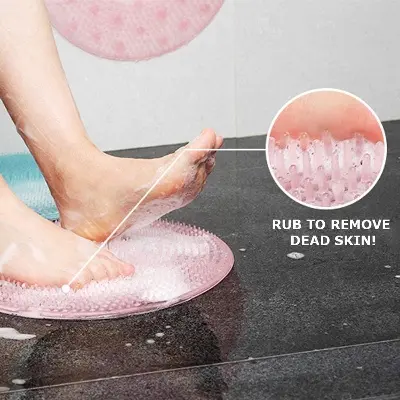 Picture of Smart Home Silicone Bath Shower Back Brush Multicolor