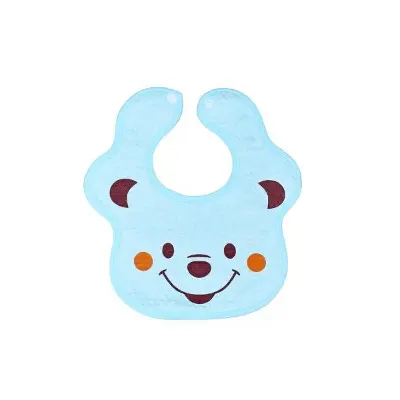 Picture of Soft Cotton Fabric Baby Button Bibs