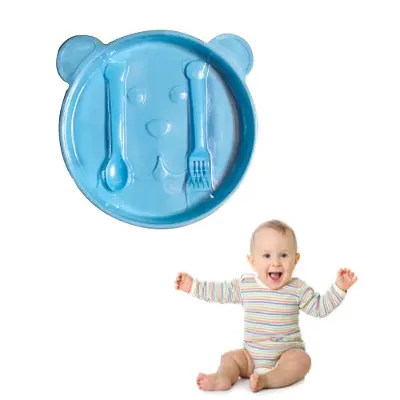 Picture of Baby Feeding Bowl And Spoon Set Multicolor