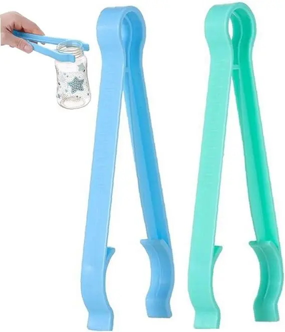 Picture of Baby anti-slip & anti-scalding bottle clamp safe sterilized bottle clamp pp bottle clamp Multifunction Bottle Clips Anti-slip Baby Bottle Tongs Baby Bottle Tongs Baby Bottle Clip Baby Bottle Clip Feeding Milk Bottle Clamp