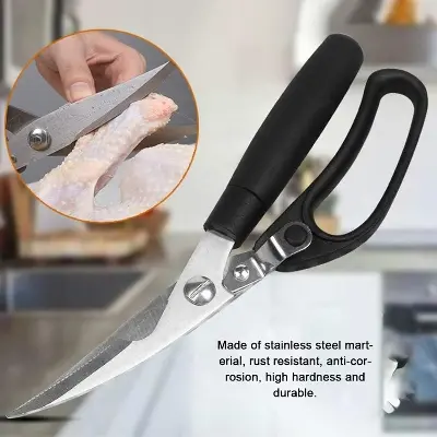 Picture of Stainless Steel Fish and Grill Cutter Scissor - Multicolor Multicolor