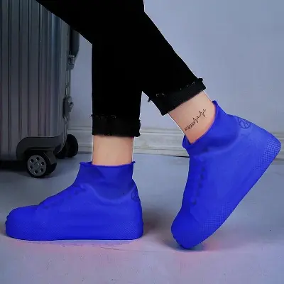 Picture of Water Proof Silicon Shoe Waterproof Rain Boots Cover Multicolor