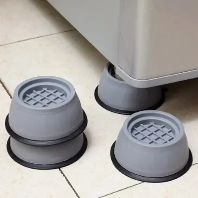 Picture of 4Pcs Anti-Vibration Pad Dryer Non-Slip Universal Fixed Washing Machine Stand 