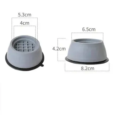 Picture of 4Pcs Anti-Vibration Pad Dryer Non-Slip Universal Fixed Washing Machine Stand 
