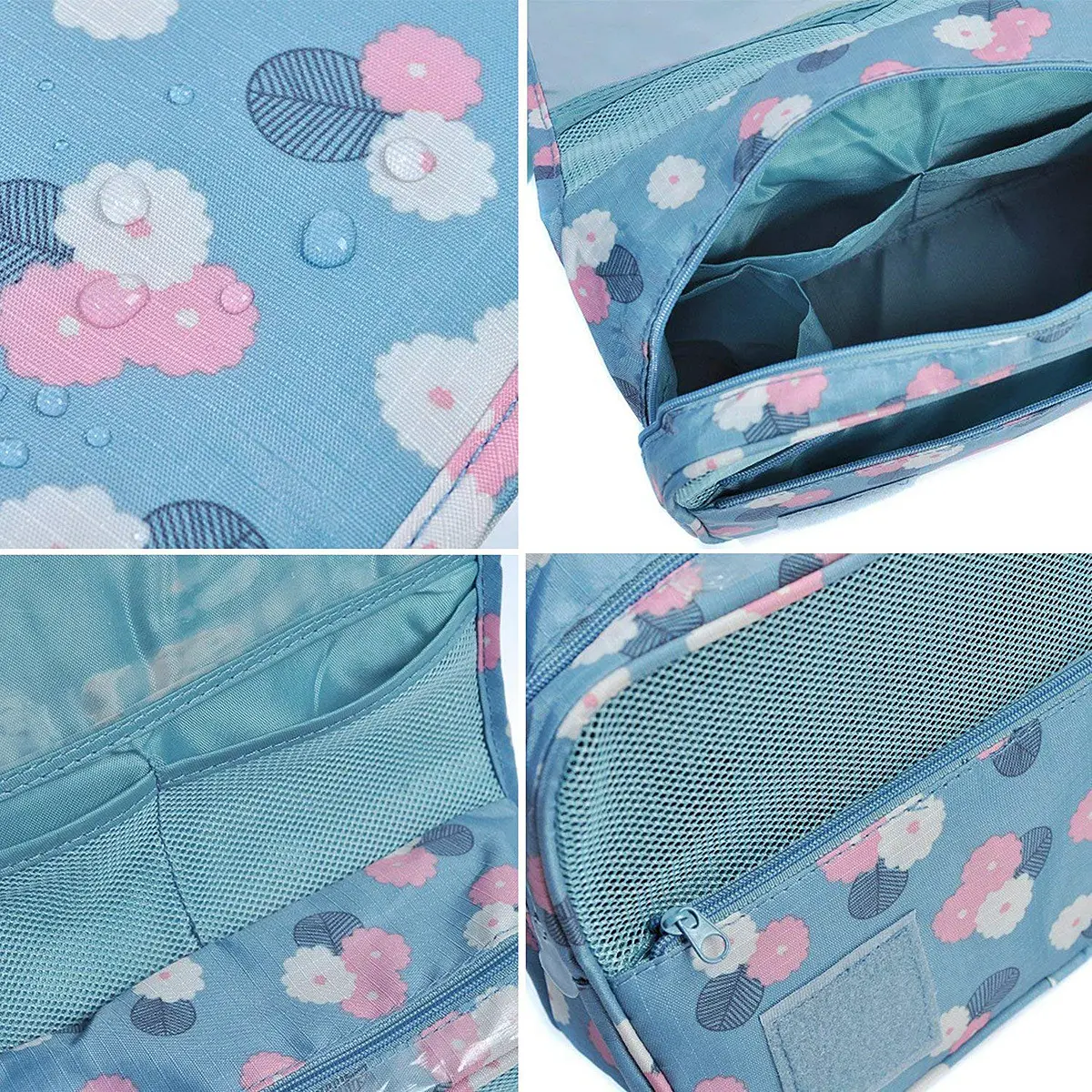 Picture of Waterproof Makeup organizer bag Multifunction Makeup Storage Bag Outdoor Storage Bag Toiletries Cosmetic box Portable Female Travel Make Up Bag 
