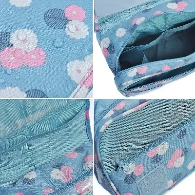 Picture of Waterproof Makeup organizer bag Multifunction Makeup Storage Bag Outdoor Storage Bag Toiletries Cosmetic box Portable Female Travel Make Up Bag 