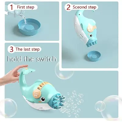 Picture of CUTE DOLPHIN BUBBLE MACHINE