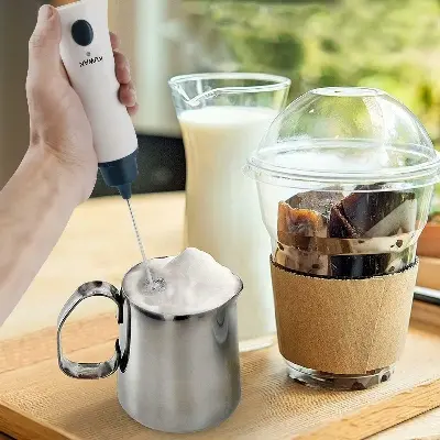 Picture of Coffee Mixer Rechargeable Coffee Foamer Egg Mixer Multicolor
