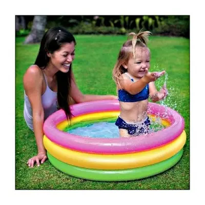Picture of Baby Bath Tub  (24X8.5Inch)- Multi color Multicolor