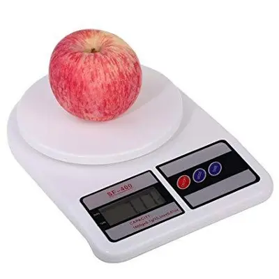 Picture of Electronic Kitchen Scale Digital LCD Display - 10 kg White
