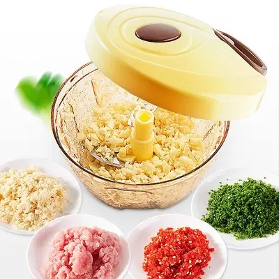 Picture of Manual Meat Grinder Hand Power Food Chopper Meat Grinder Mixer Blender Chopped Meat Vegetables Nuts Herbs Meat Grinder Multi-Color