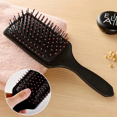 Picture of Cute Large Hair Brush Massage Comb Shower Wet Detangle Hair Brush Salon Hair Styling Tools For Women