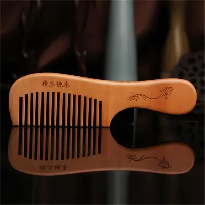 Picture of Wooden Hair Brush/Comb/Chiruni Wooden Hair comb Body