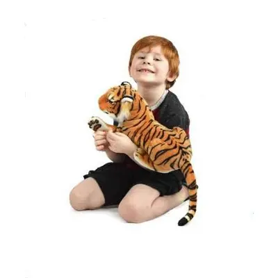 Picture of Woolen Tiger Stuffed Toys - Medium Size 32 cm Mango