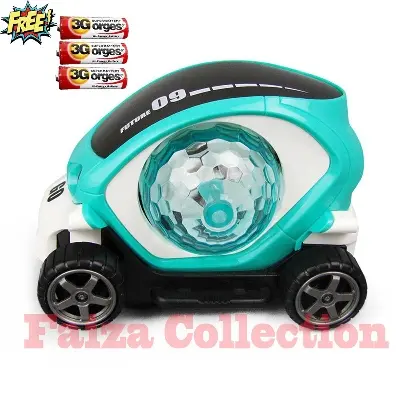 Picture of 3D Electric 09 Future Car Toy with Sound and light Model Universal Rotating colorful Music Car For Kids Multicolor