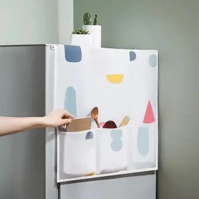 Picture of Dustproof Fridge Cover & Washing Machine Cover-Multicolor Multicolor