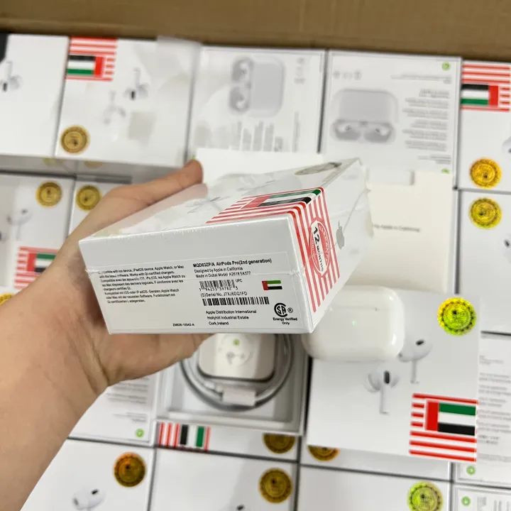 Picture of AirPods Pro 2nd Genaration MADE IN DUBAI Bluetooth Earbuds Ipx4 Waterproof In-Ear Earphone - Antique White