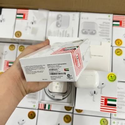 Picture of AirPods Pro 2nd Genaration MADE IN DUBAI Bluetooth Earbuds Ipx4 Waterproof In-Ear Earphone - Antique White