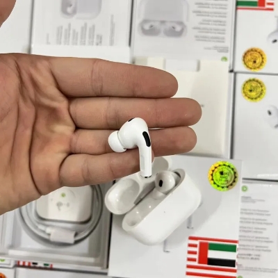 Picture of AirPods Pro 2nd Genaration MADE IN DUBAI Bluetooth Earbuds Ipx4 Waterproof In-Ear Earphone - Antique White