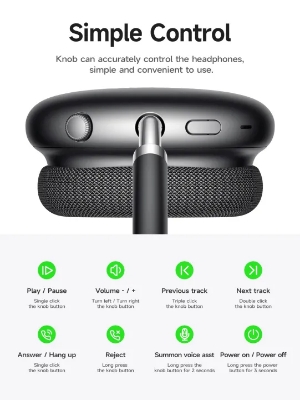 Picture of Hoco W55 Plus ANC Wireless Headphones - Black