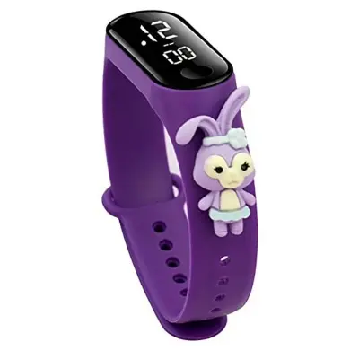 Picture of Kids Digital Super Hero and Heroine Cartoon Character Waterproof LED Top Ten Watches for Boys and Girls