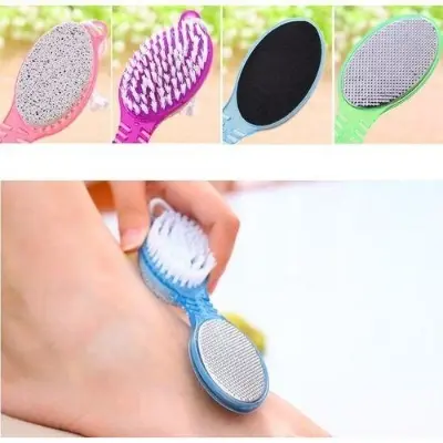 Picture of Foot Cleaner 4 in 1 Foot Care Brush and Stone set Multicolor