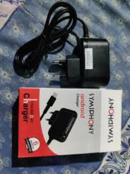 Picture of Symphony Button Phone Charger With 6 Month Warranty - Fast Charger 10 Piece - Black