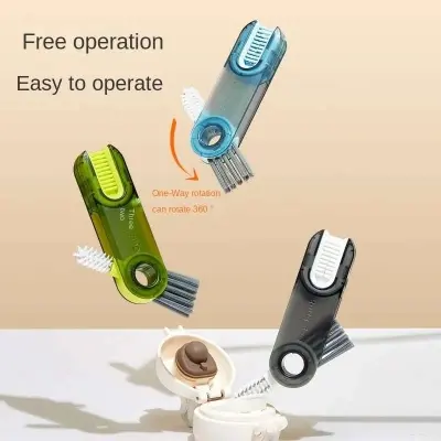 Picture of 3 in 1 Tiny Bottle Cup Lid Detail Brush Straw Cleaner Tools Multi-Functional Water Bottle Cleaning