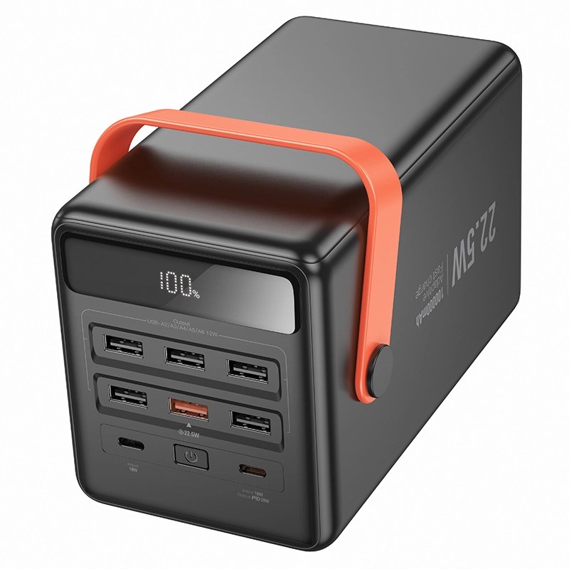 Picture of 🔋 Hoco J142 100000mAh 22.5W Power Bank - Black