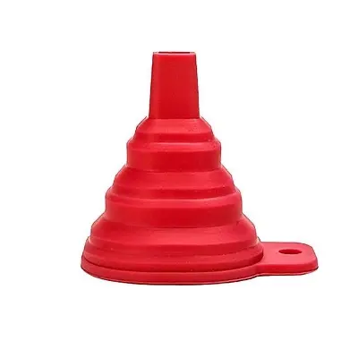 Picture of Portable Mini Silicone Collapsible Funnel Multicolor