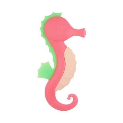 Picture of New BPA free Silicone Sea-Horse Baby Teething Toy, Food Grade Silica Gel Teether, Lovely Cute Flexible for Molaring Home Infant Baby