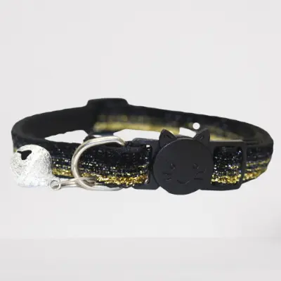 Picture of Adjustable Sparkling Pet Cat Collar With Bell