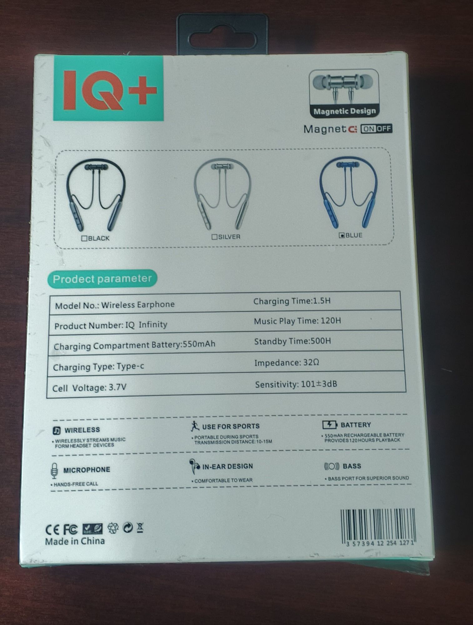 Picture of IQ+ Rhythm Wireless Neckband (IQ Infinity)